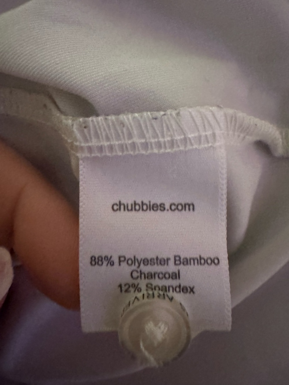 Chubbies Performance Polo Shirt White Blue Graphic Print 2XL Stretch - Picture 6 of 6